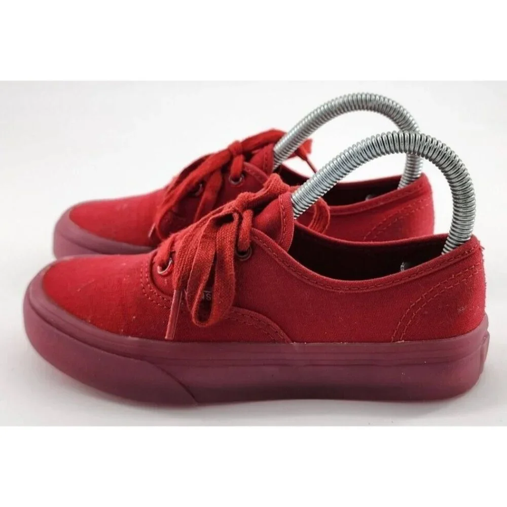VANS Old Skool Translucent Skate Shoes Red Monochrome Youth Kids Size 1 With Box